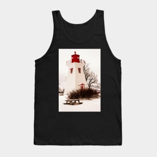 Seaside Lighthouse, Victoria, P.E.I. Tank Top